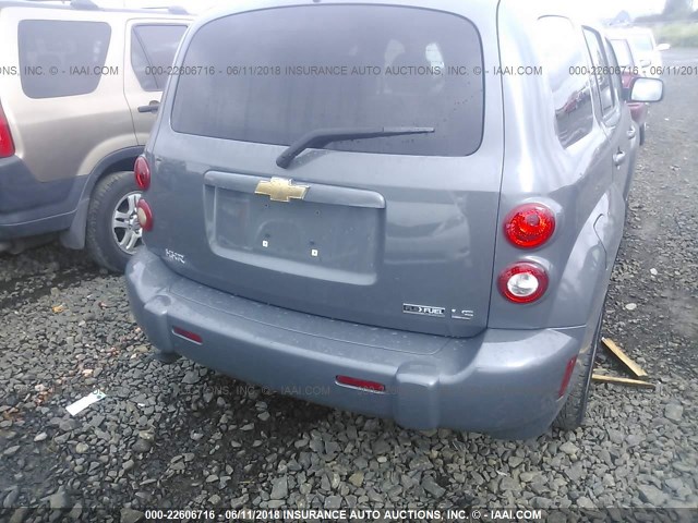 3GNCA33B79S506124 - 2009 CHEVROLET HHR LS ნაცრისფერი ფოტო 6