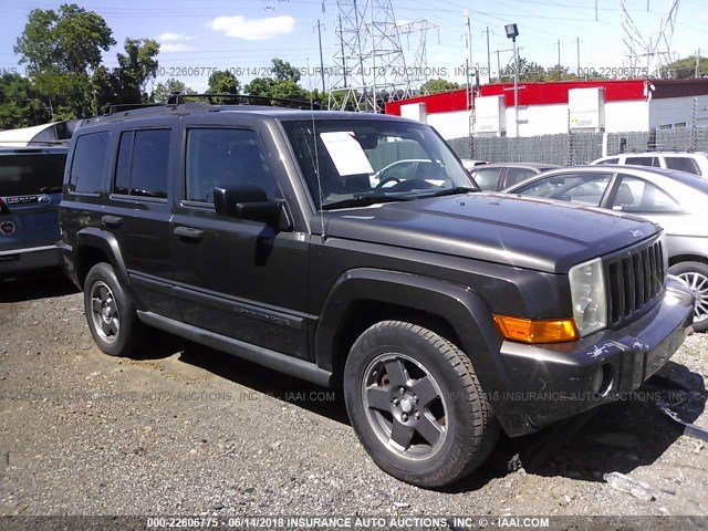 1J8HG48K26C209087 - 2006 JEEP COMMANDER GREEN photo 1