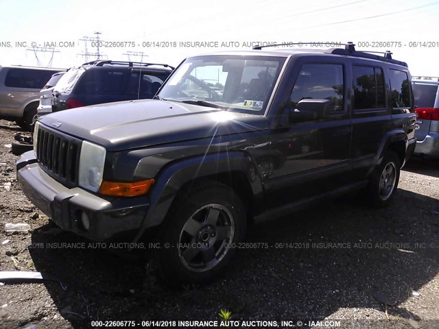 1J8HG48K26C209087 - 2006 JEEP COMMANDER GREEN photo 2