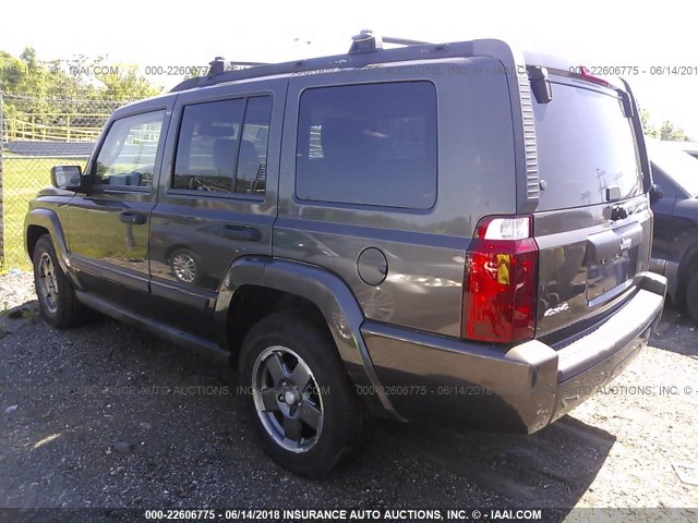 1J8HG48K26C209087 - 2006 JEEP COMMANDER GREEN photo 3