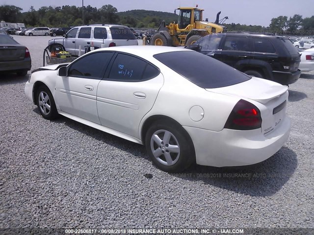 2G2WP552181190604 - 2008 PONTIAC GRAND PRIX WHITE photo 3