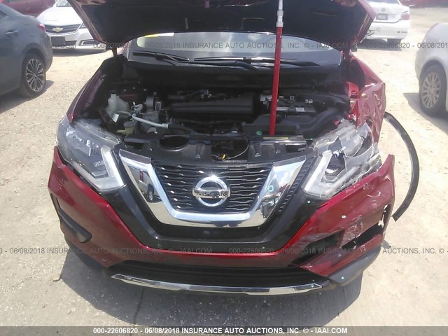 JN8AT2MT6HW395097 - 2017 NISSAN ROGUE S/SL/SV RED photo 10