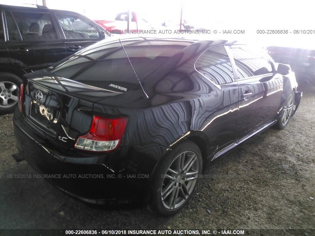 JTKJF5C7XC3041045 - 2012 TOYOTA SCION TC 黑色 照片 4