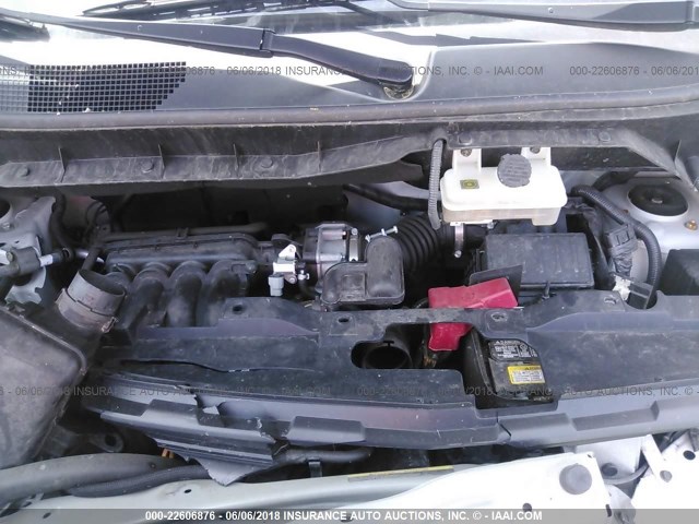 3N63M0YN4FK726458 - 2015 CHEVROLET CITY EXPRESS LS WHITE photo 10