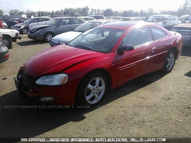 4B3AG52H41E123918 - 2001 DODGE STRATUS R/T RED photo 2