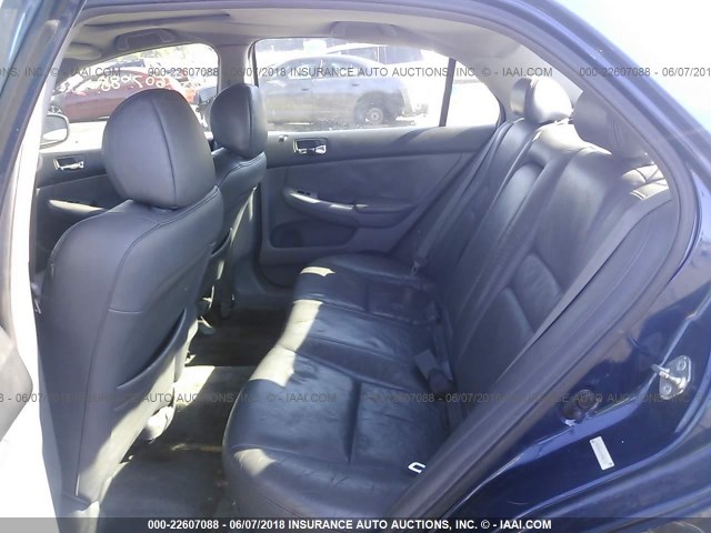 1HGCM66523A046730 - 2003 HONDA ACCORD EX BLUE photo 8