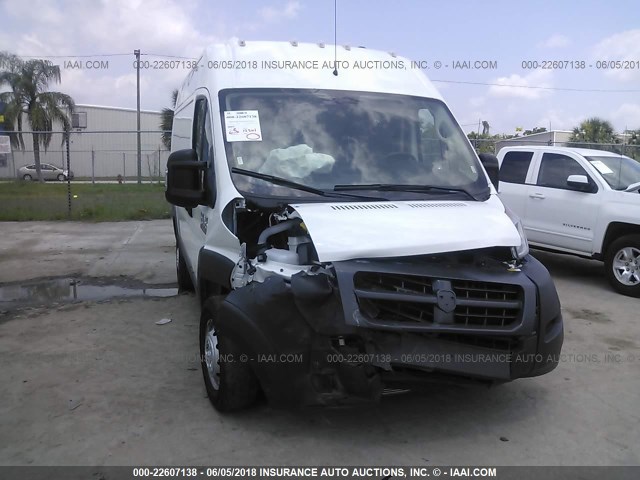 3C6TRVBG8JE103676 - 2018 RAM PROMASTER 1500 1500 HIGH WHITE photo 6