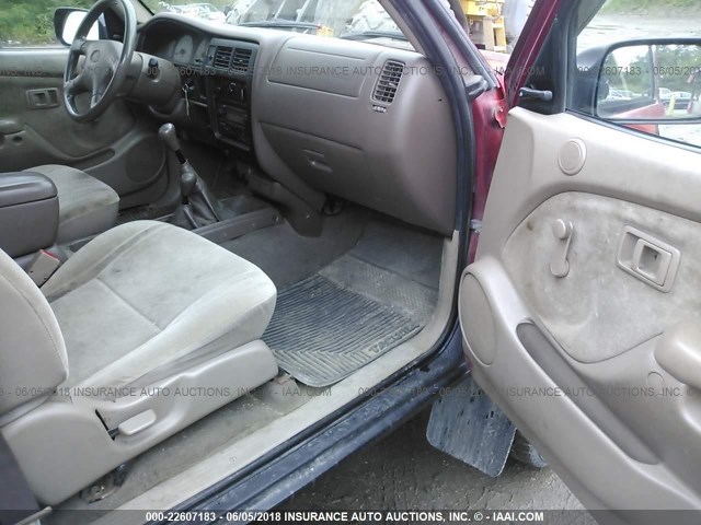 5TEPM62N72Z885041 - 2002 TOYOTA TACOMA RED photo 5