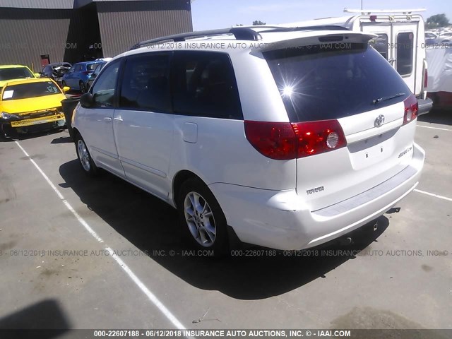 5TDZA22C26S489675 - 2006 TOYOTA SIENNA XLE/XLE LIMITED WHITE photo 3