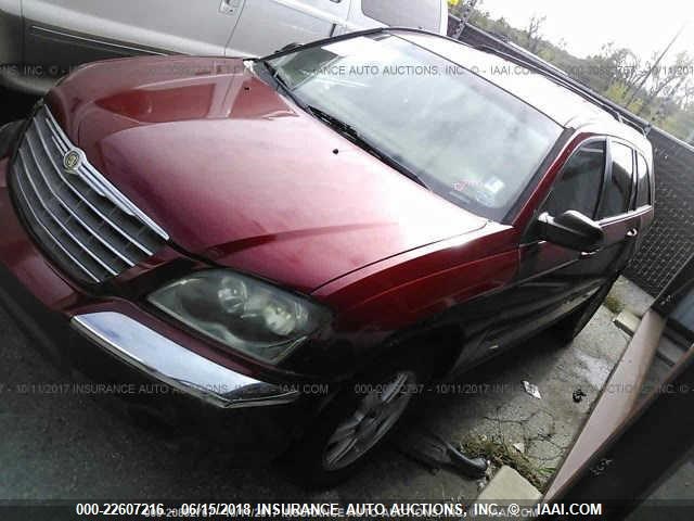2A8GF68436R674805 - 2006 CHRYSLER PACIFICA TOURING RED photo 2