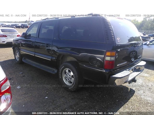 1GNEC16Z83J199197 - 2003 CHEVROLET SUBURBAN C1500 BLACK photo 3