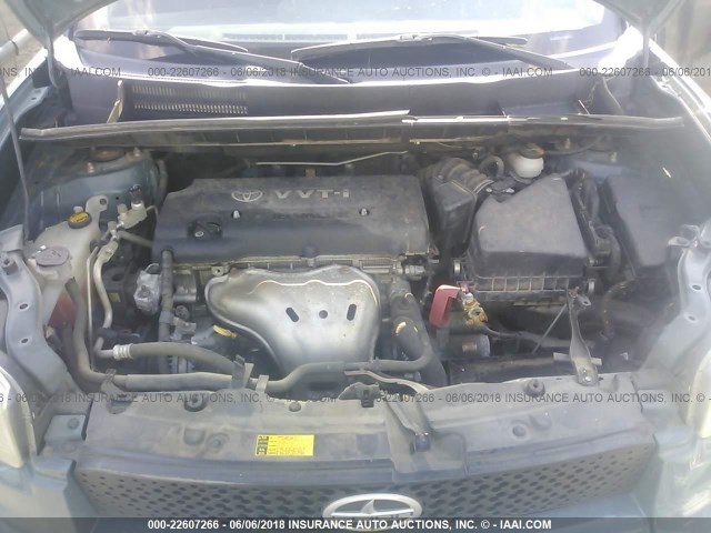 JTLZE4FE7A1108540 - 2010 TOYOTA SCION XB BLUE photo 10