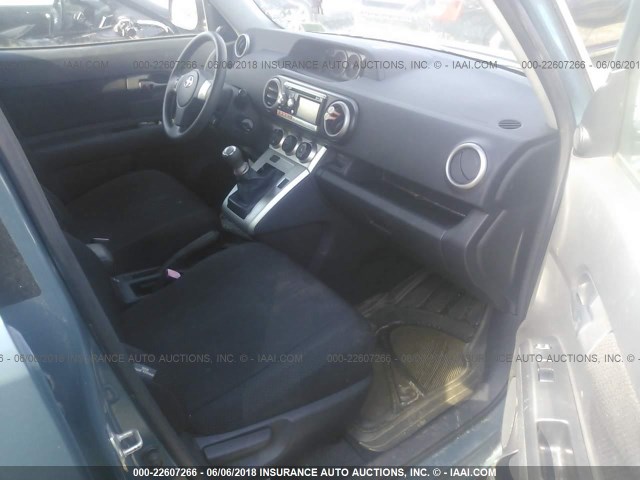 JTLZE4FE7A1108540 - 2010 TOYOTA SCION XB BLUE photo 5