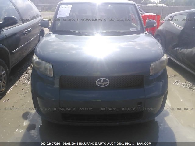 JTLZE4FE7A1108540 - 2010 TOYOTA SCION XB BLUE photo 6