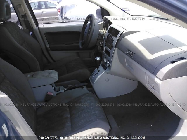 1B3HB48B07D163374 - 2007 DODGE CALIBER SXT BLUE photo 5