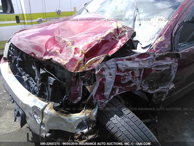 1N6AA07B14N577280 - 2004 NISSAN TITAN XE/SE/LE RED photo 6