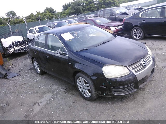 3VWEF71K17M188836 - 2007 VOLKSWAGEN JETTA WOLFSBURG 黑色 照片 1