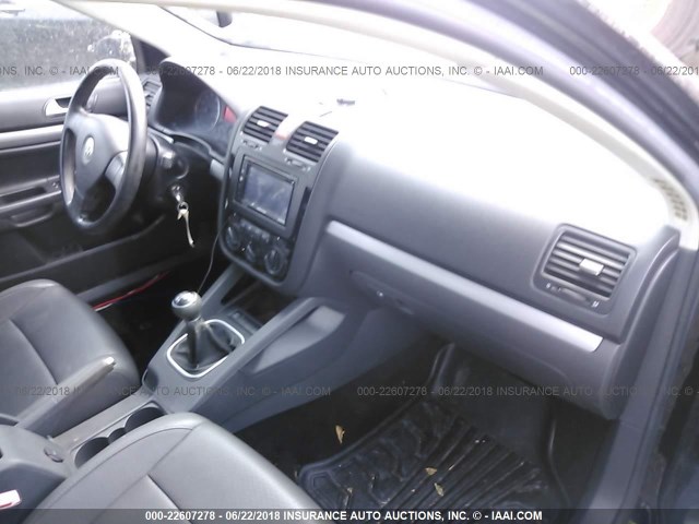 3VWEF71K17M188836 - 2007 VOLKSWAGEN JETTA WOLFSBURG 黑色 照片 5