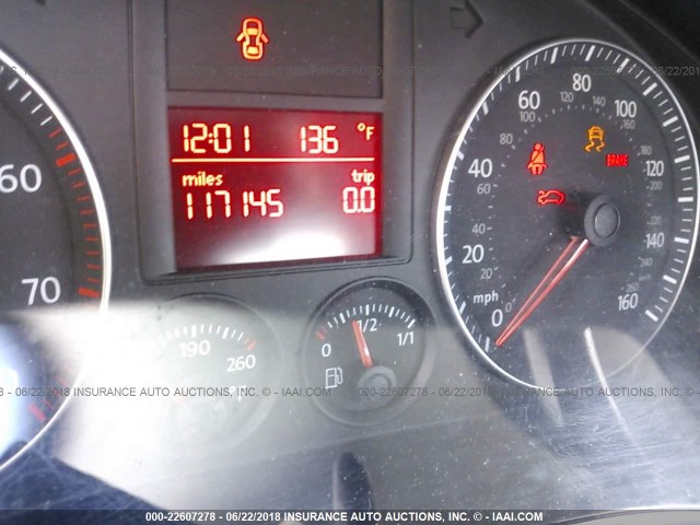 3VWEF71K17M188836 - 2007 VOLKSWAGEN JETTA WOLFSBURG 黑色 照片 7