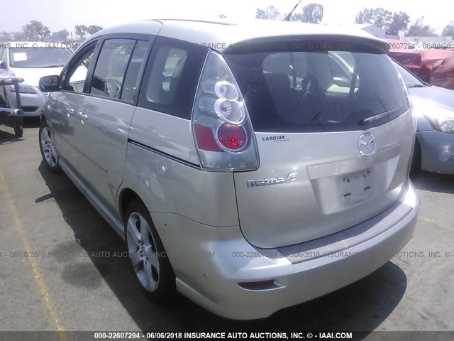 JM1CR29L870134647 - 2007 MAZDA 5 SILVER photo 3