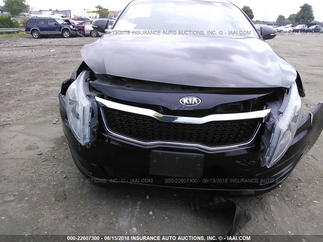 5XXGN4A77DG106887 - 2013 KIA OPTIMA EX BLACK photo 6