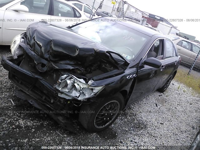 4T1BE46K39U326080 - 2009 TOYOTA CAMRY SE/LE/XLE BLACK photo 2