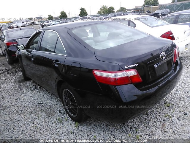 4T1BE46K39U326080 - 2009 TOYOTA CAMRY SE/LE/XLE BLACK photo 3
