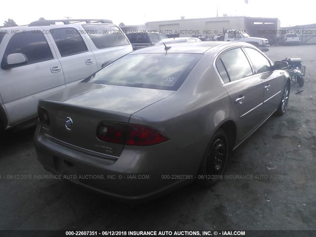 1G4HE57Y46U242428 - 2006 BUICK LUCERNE CXS TAN photo 4