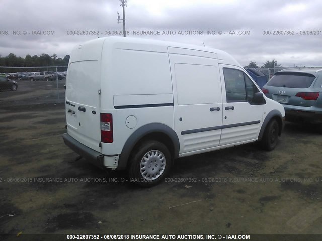 NM0LS7AN9BT068340 - 2011 FORD TRANSIT CONNECT XL WHITE photo 4