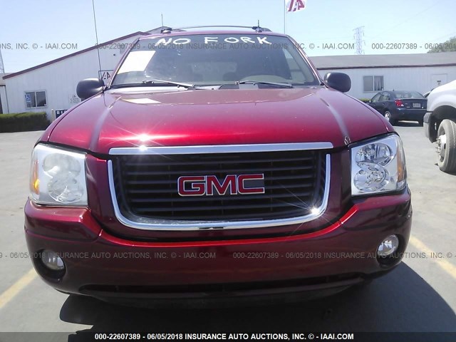 1GKET16S246198566 - 2004 GMC ENVOY XL BURGUNDY photo 6