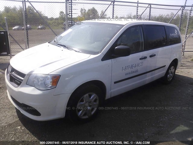 2C4RDGAGXCR371662 - 2012 DODGE RAM VAN WHITE photo 2