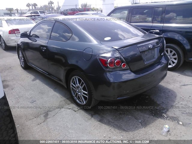 JTKDE167980261709 - 2008 TOYOTA SCION TC 灰色 照片 3