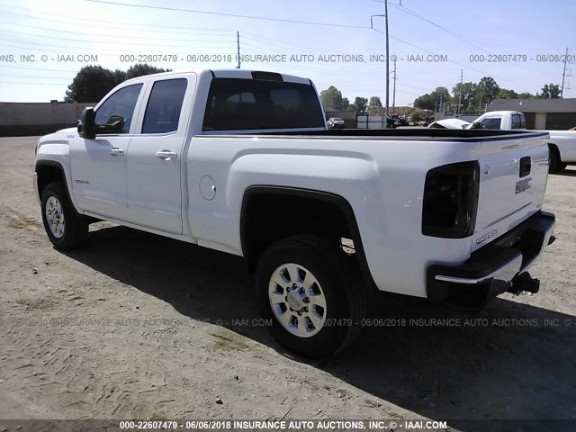 1GT22YEG9FZ130564 - 2015 GMC SIERRA K2500 SLE WHITE photo 3