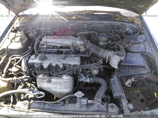 1YVGD31B1L5205011 - 1990 MAZDA MX-6 BLUE photo 10