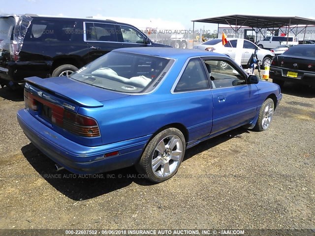 1YVGD31B1L5205011 - 1990 MAZDA MX-6 BLUE photo 4
