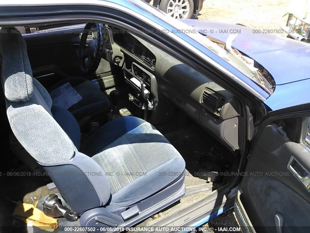 1YVGD31B1L5205011 - 1990 MAZDA MX-6 BLUE photo 5