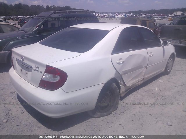 4T1BE32K34U303732 - 2004 TOYOTA CAMRY LE/XLE/SE 白色 照片 4