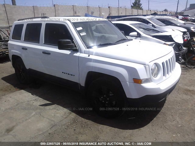 1C4NJPBA8FD397704 - 2015 JEEP PATRIOT SPORT WHITE photo 1