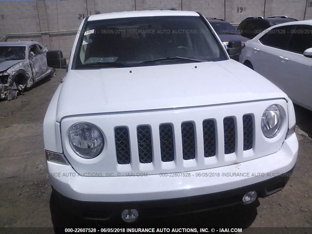 1C4NJPBA8FD397704 - 2015 JEEP PATRIOT SPORT WHITE photo 6