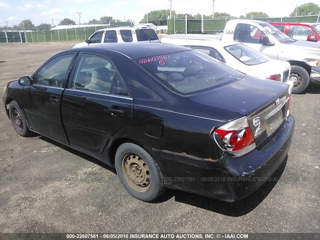 4T1BE30K55U590205 - 2005 TOYOTA CAMRY LE/XLE/SE 黑色 照片 3