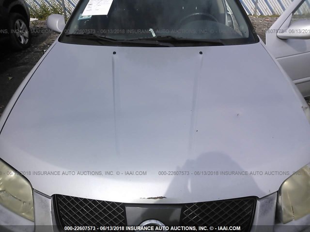 3N1CB51D95L563776 - 2005 NISSAN SENTRA 1.8/1.8S SILVER photo 10