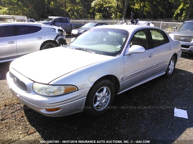 1G4HP54K414188471 - 2001 BUICK LESABRE CUSTOM SILVER photo 2