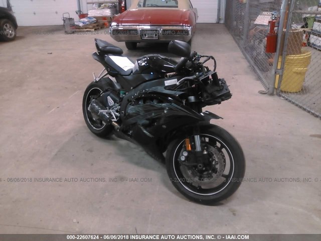 JYARJ16E7AA020122 - 2010 YAMAHA YZFR6 BLACK photo 1