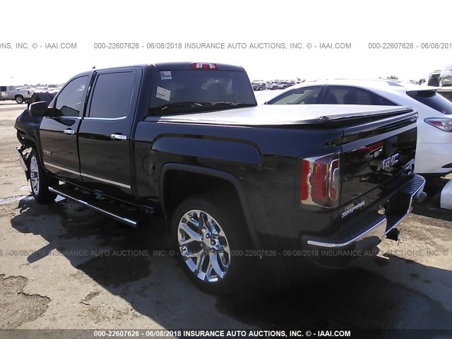 3GTP1NEC3JG210181 - 2018 GMC SIERRA C1500 SLT BLACK photo 3