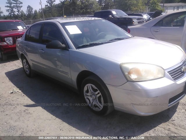 1G1ZS51F26F287535 - 2006 CHEVROLET MALIBU LS 银色 照片 1