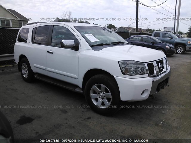 5N1AA08B54N702374 - 2004 NISSAN ARMADA SE/LE WHITE photo 1