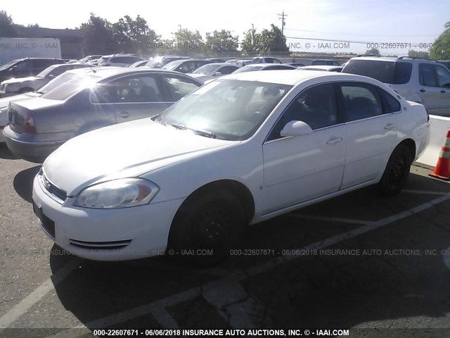 2G1WS551969379784 - 2006 CHEVROLET IMPALA POLICE WHITE photo 2