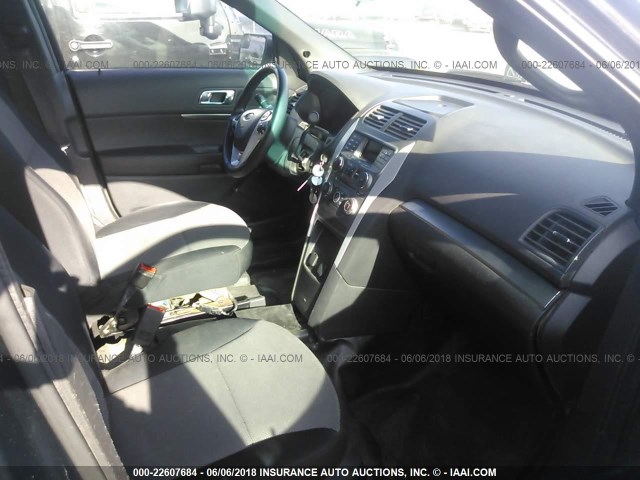 1FM5K8AR6DGC35717 - 2013 FORD EXPLORER POLICE INTERCEPTOR BLACK photo 5