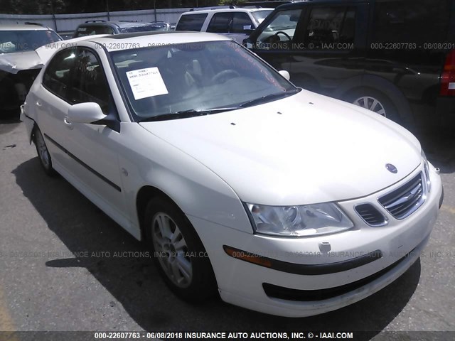 YS3FD49Y471011191 - 2007 SAAB 9-3 2.0T WHITE photo 1