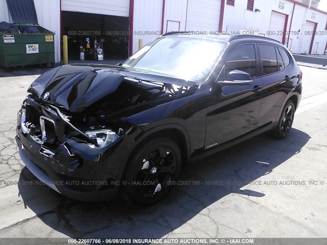 WBAVM1C59EVW53215 - 2014 BMW X1 SDRIVE28I BLACK photo 2